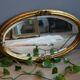 Miroir ovale  XIXe siècle 75x45cm