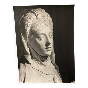 Photo argentique Bernard Darot Marguerite de Foix XXe