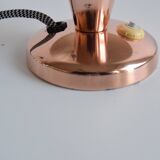Bauhaus copper table lamp, Czechoslovakia, 1930s.