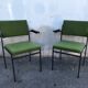 27 armchairs - modern - vintage - metal feet - 1960
