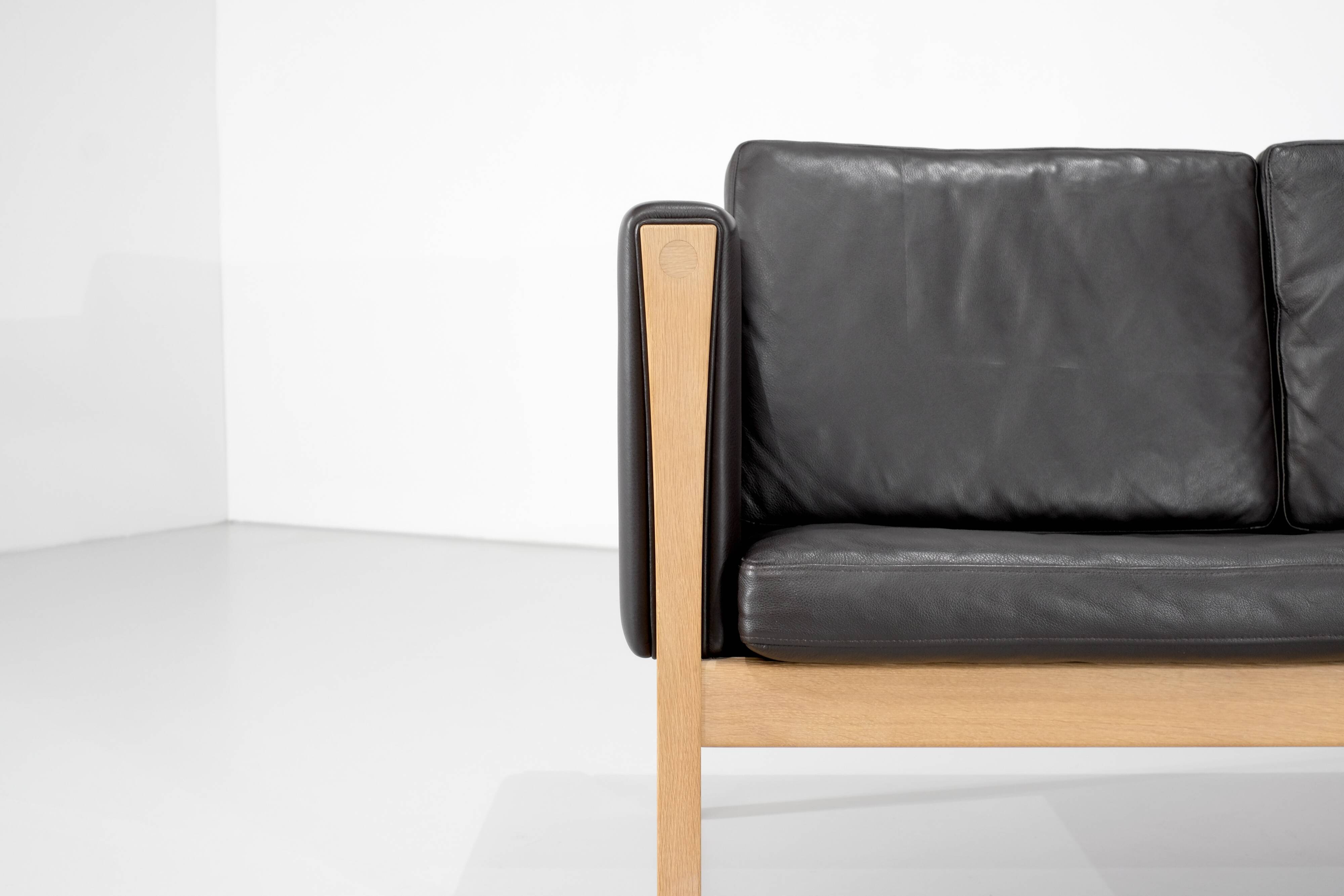 Canapé CH163 by Hans J. Wegner pour Carl Hansen & Son, Danemark 1965