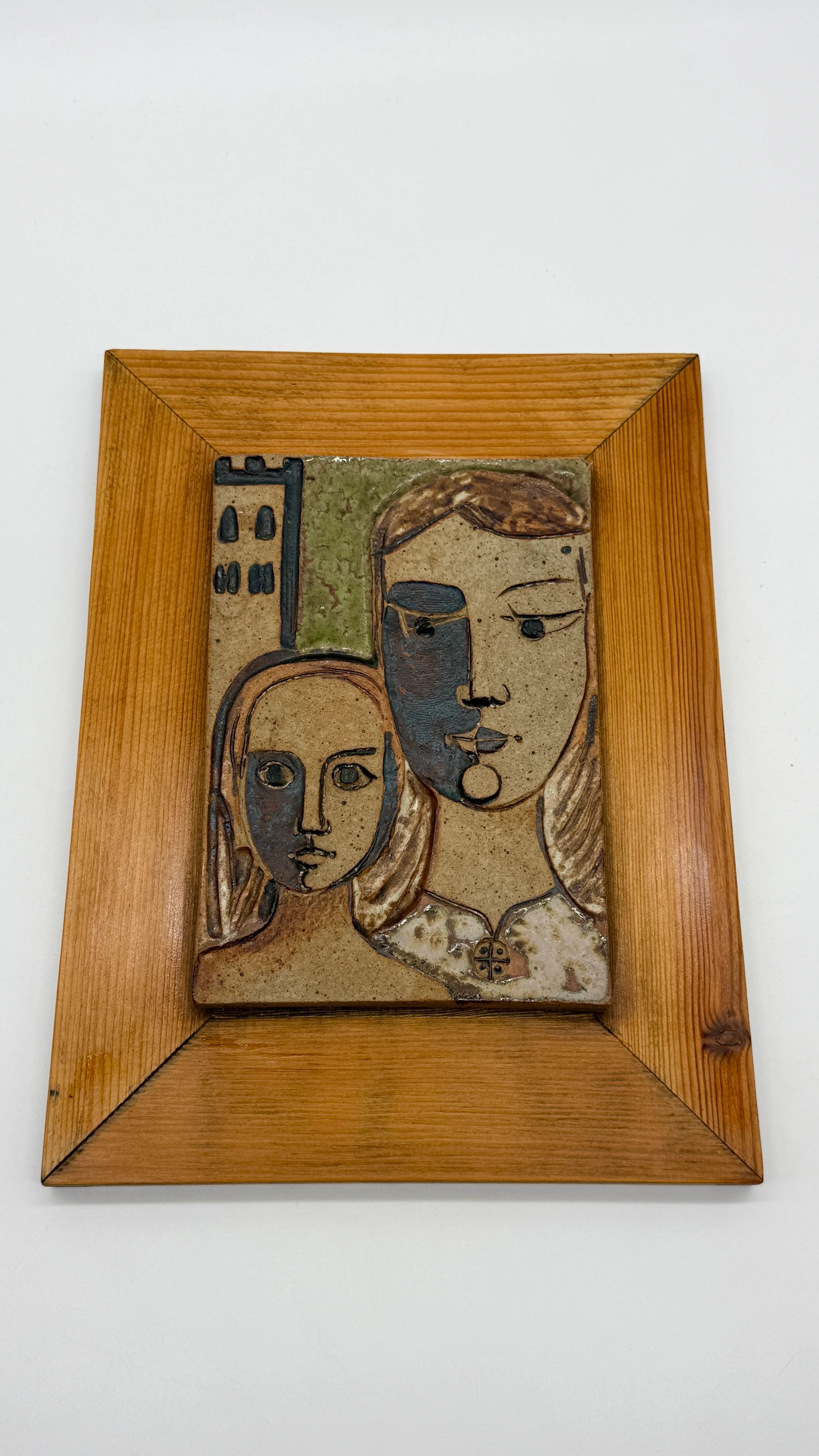 Wall ceramic by Father Paoli – Saint-Michel-de-Cuxa, 1973