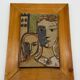Wall ceramic by Father Paoli – Saint-Michel-de-Cuxa, 1973