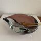 Vintage ashtray, Murano Sommerso, with pestle and label, circa 1960s