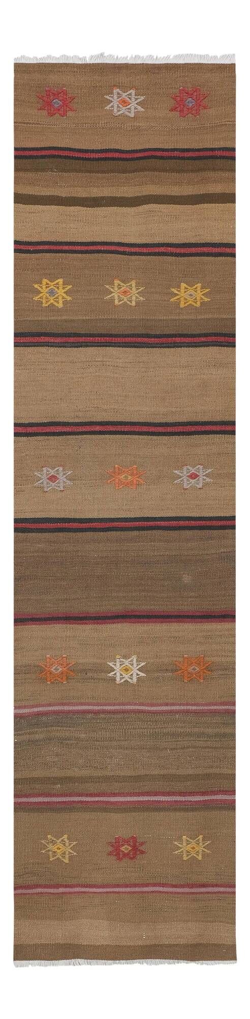 Vintage Turkish hallway rug 73x264 cm