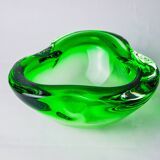 Green Sommerso ashtray by Seguso, Murano glass, Italy, 1970