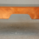 Plated style Louis XVI mahogany desk
