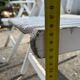 Set of 3 vintage folding garden armchairs