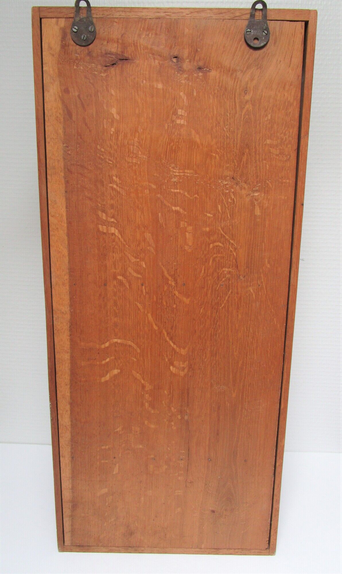 Wall shelf solid wood two niches a vintage drawer