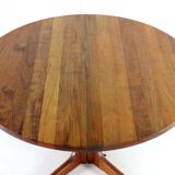 Round extendable teak dining table vintage - danish design