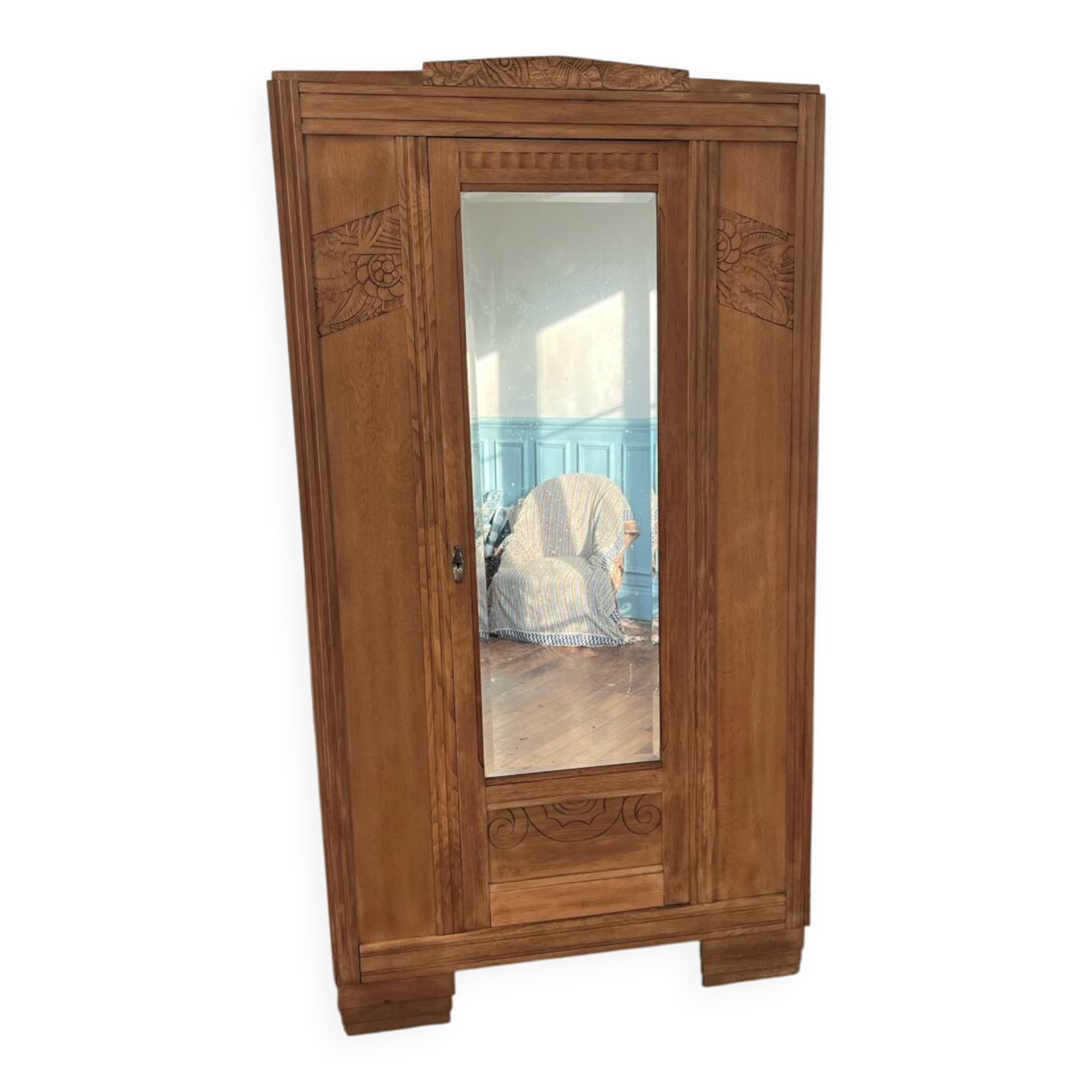 Art Deco mirrored wardrobe