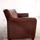 Oxblood leather sofa DeSede DS-72b