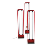 3 floor lamps Zerbetto Flli. model "DUO" designed by Boccato, Gigante and Zambusi in 1978