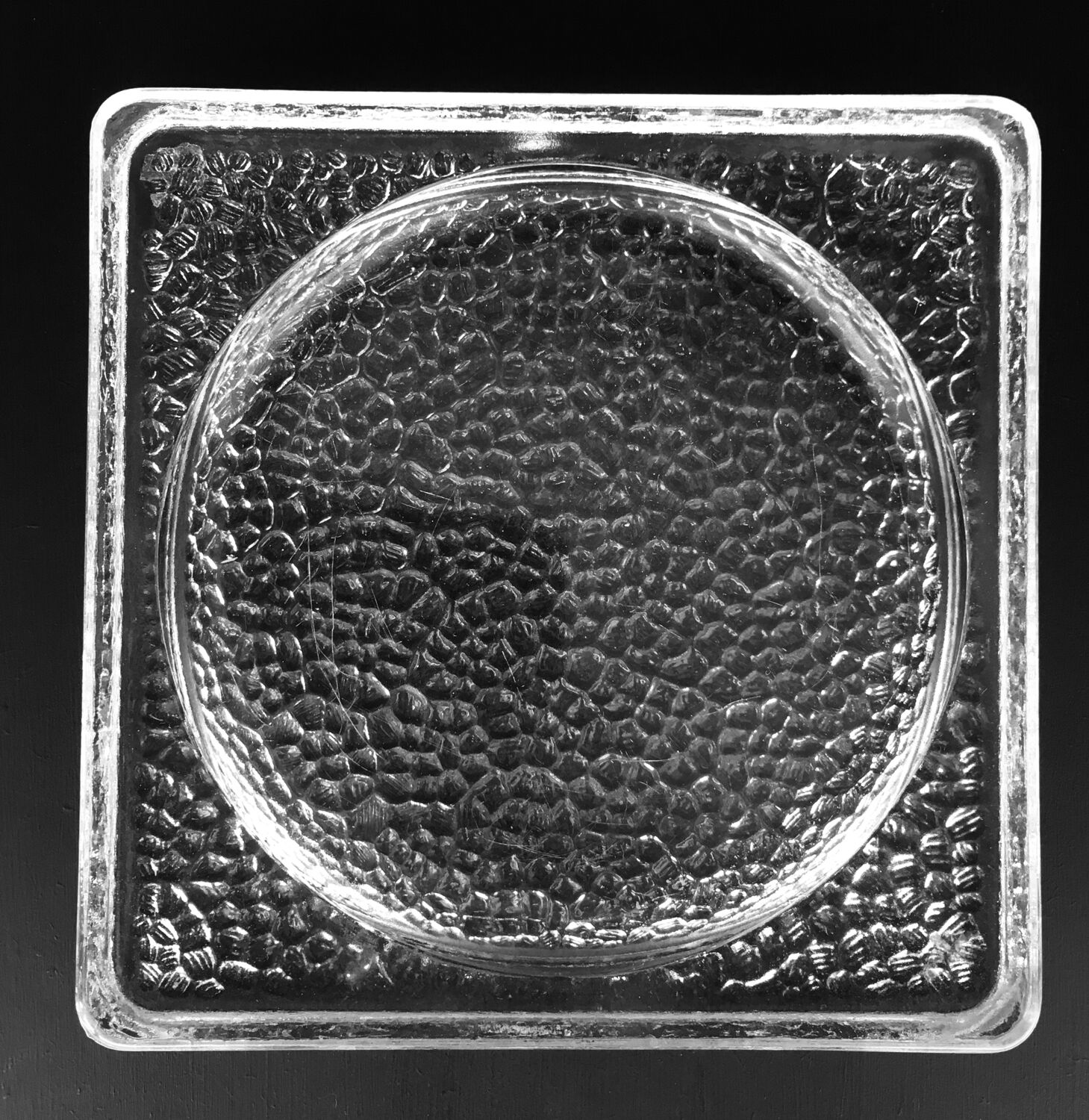 Glass paving stone