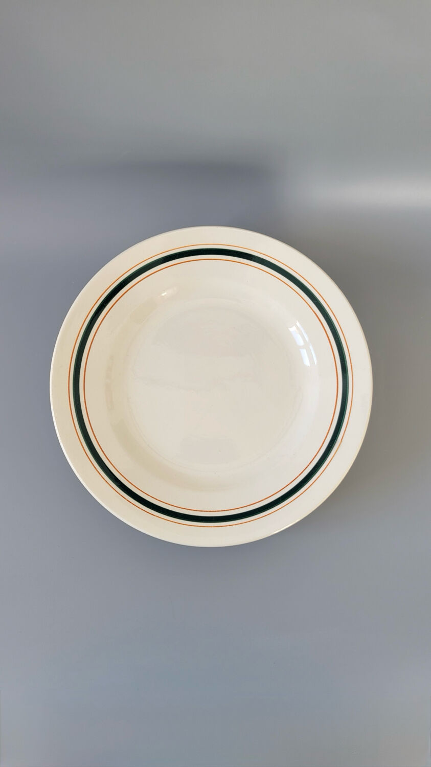 6 striped plates