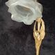 bronze wall light by Charles Ranc Cygne