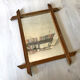 Miroir vintage en bois