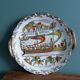 Decorative porcelain plate MF tapestry design of Bayeux