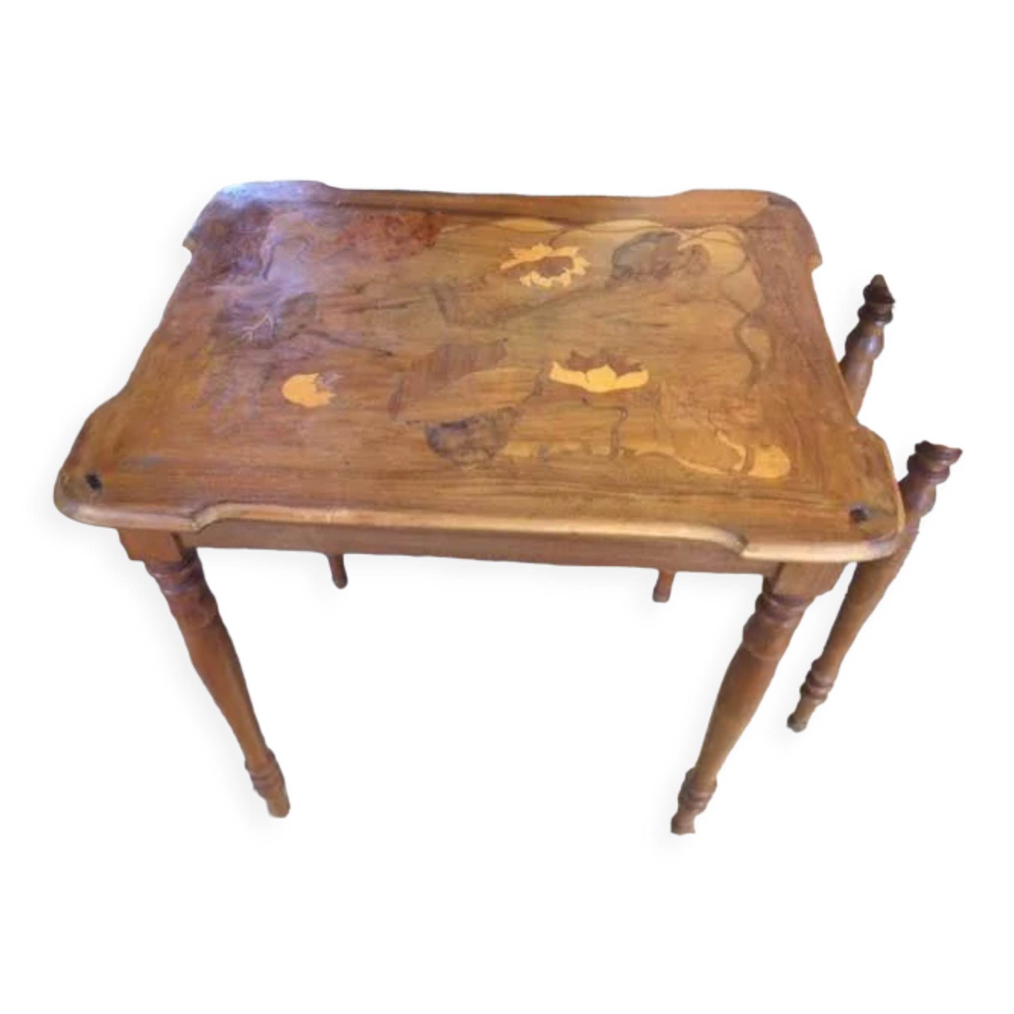Inlaid side table