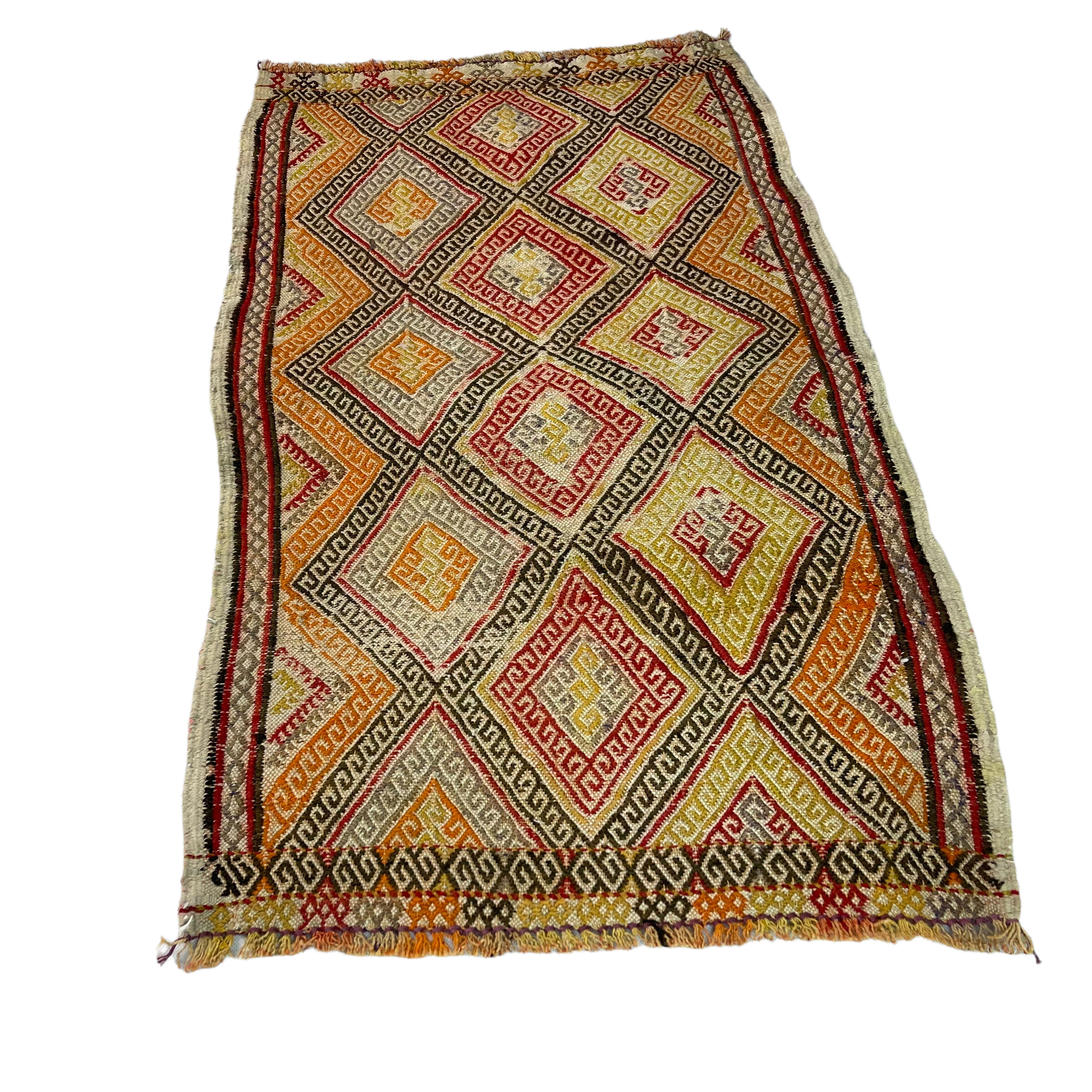Tapis kilim turc vintage 84 x 50 cm