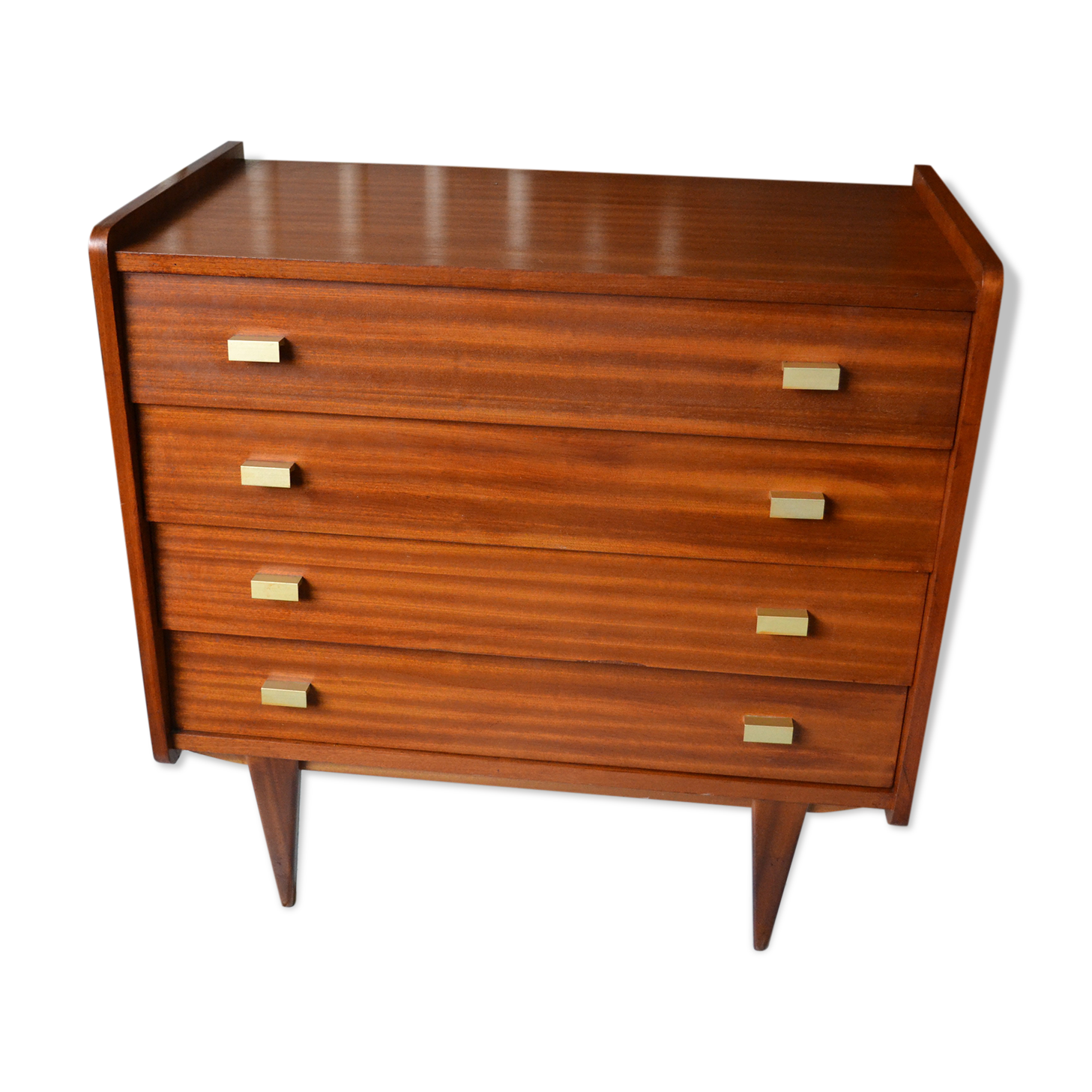 Commode années 60 façade inclinée