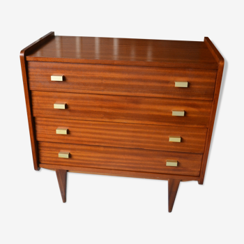 Chest of drawers 60s inclined façade