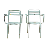 Paire de fauteuils de jardin vintage