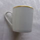 4 tasses à café et soucoupes en porcelaine de Limoges Haviland-modèle Florentine Or