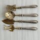 Set de 4 couverts de service anciens