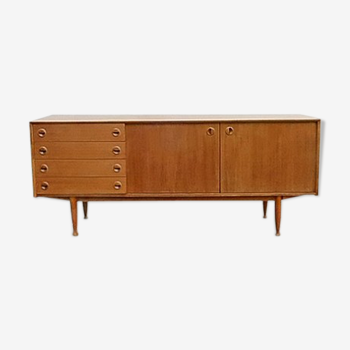 Enfilade vintage scandinave en teck années 1960