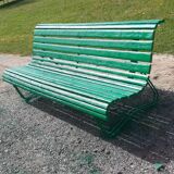 Iron and wood bench year 60s