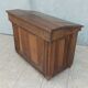 19th-century walnut writing desk.