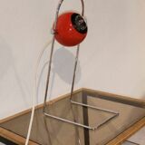 Lampe à poser vintage 1980 eyes ball red