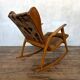 Rocking chair vintage scandinave 1950 1960