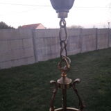 Golden bronze vestibule lantern