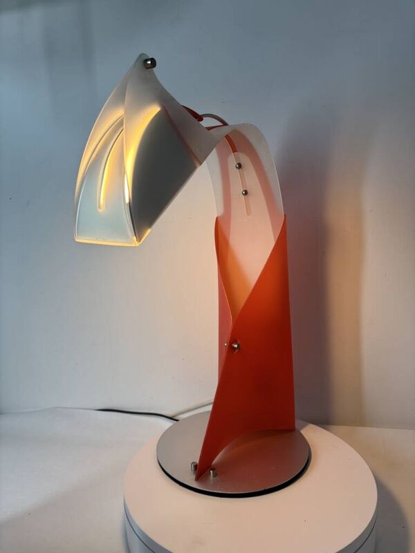 Lampe Slamp Parker Datti XL orange Italie 2000