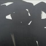 Pierre soulages: gouache, 1966 - lithograph