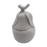 Pear-shaped porcelain box