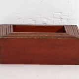 Stackable antique Japanese wooden boxes – set of 7 – Taishō–Shōwa period (c. 1920–1950)