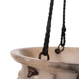 Stunning French Alabaster pendant lamp 1920s