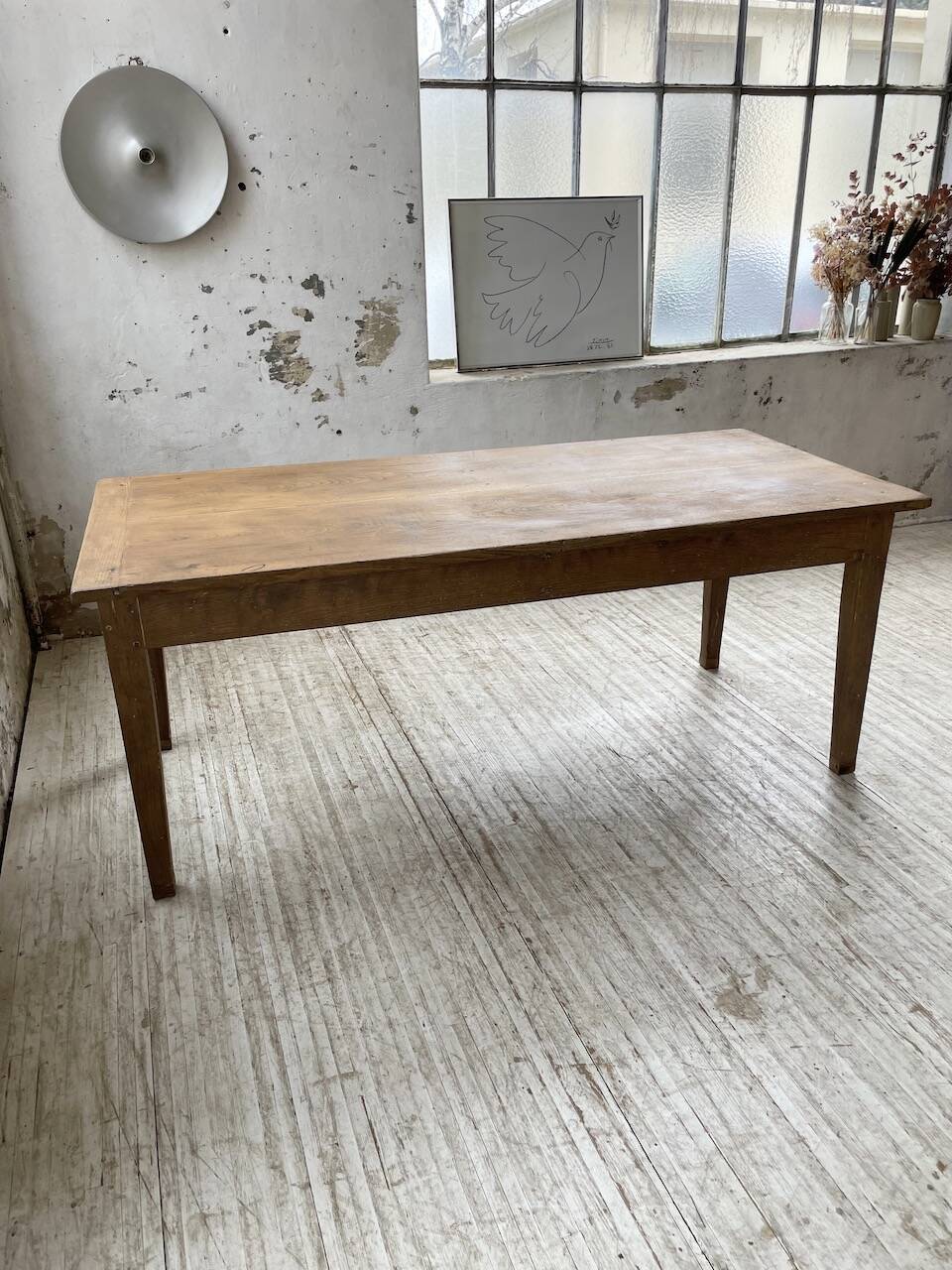 Oak farm table 2m