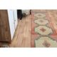 Turkish runner, vintage Oushak wool runner, geometric 70s runner 78x411
