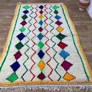 Tapis berbère marocain artisanal fait main 254 X 152 CM