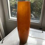 Lampe à poser orange opaline vintage
