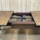 English nineteenth oak table with 1 crank extension