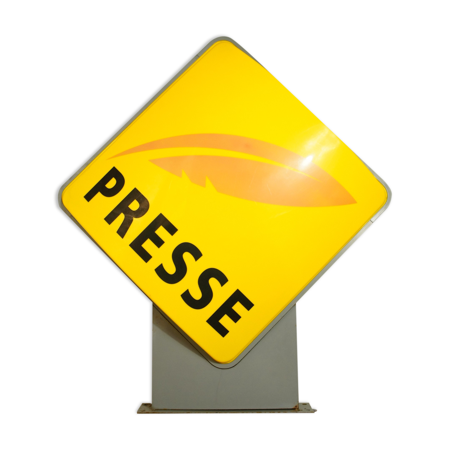 Light sign "Press" double-sided