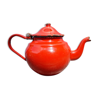 Red Japy teapot