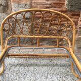 1-seat rattan basket bed