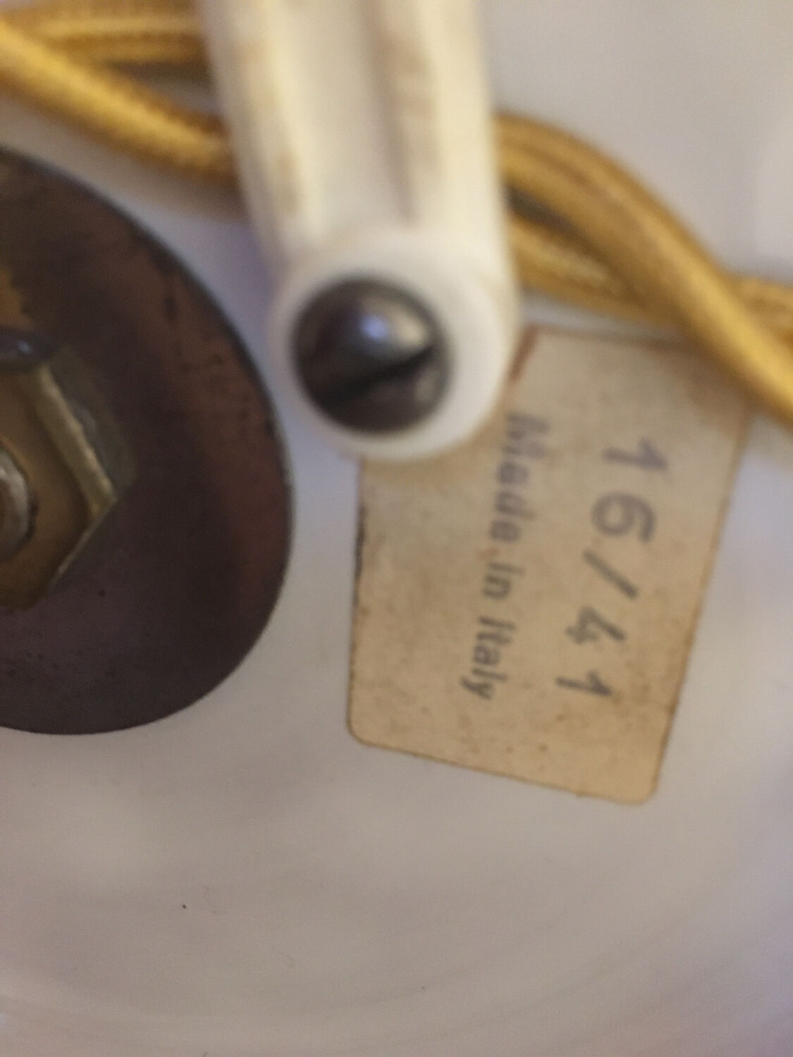 Italian ceramic lamp