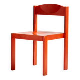 Oak stacking chair, 1970s